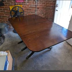 1905 Dining Table on Wheels Seats From 4 To 12 People! OBO