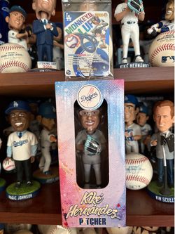 DODGERS ONE PIECE PROMO LUFFY CARD AND BOBBLEHEAD COMBO