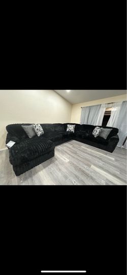 Brand New Ashley Oversized Midnight Madness Sectional
