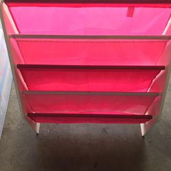 Pink Book Shelf For Girls