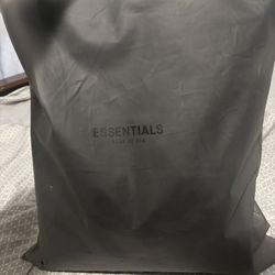 BLACK ESSENTIALS HOODIE  SIZE MEDIUM