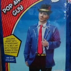Pop Art Guy Mens One Size Fits Most 