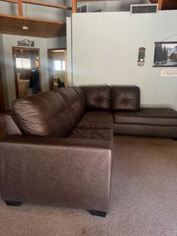 Leather Sectional Couch