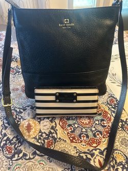 Kate Spade New York Black Leather Crossbody Bag