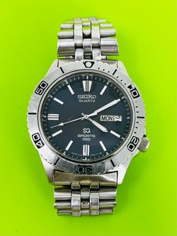 Seiko SQ SPORTS 100 A7123-8380 Diver's Watch with Original Bracelet (April 1980)