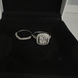 White Gold Diamond Engagement Ring 💍 