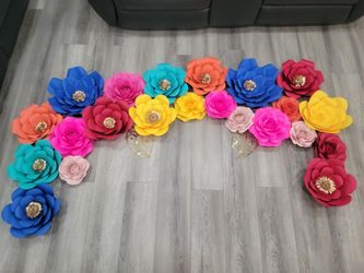 Paper Flowers. Flores De Papel Fiesta Mexican 