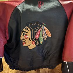 Blackhawks Leather Jacket