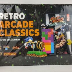 LootCrate Retro Arcade Classics Pop Culture Collectibles Box (2018-Sealed)