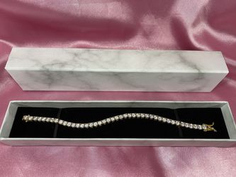 Gold Tennis Bracelet