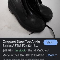 Steel Toed Boots Made In USA!!! 