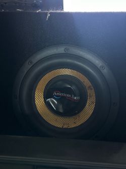 8” Inch subwoofer