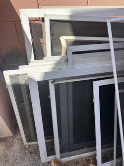 Used patio screen doors .. many sizes available USed and OR REFURBISHED with new Screen