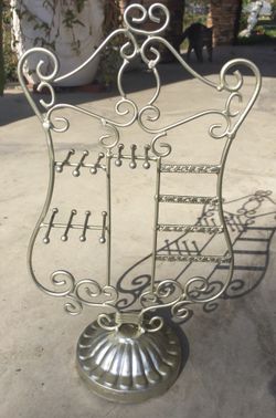 Jewelry holder for necklaces, bracelets, earrings, & more