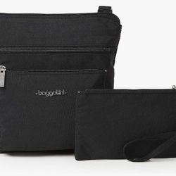 
Baggallini Womens Pocket Crossbody with RFID