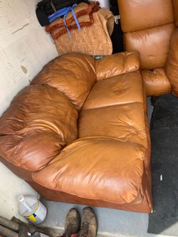 Leather couch