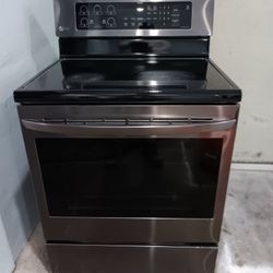 LG stove Electric stainless Steel 