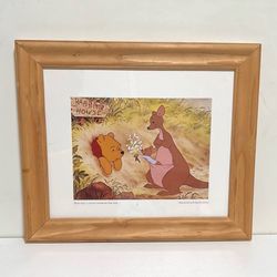 Roo Has A Little Surprise For You Pooh Stuck At Rabbits House Disney Wall Hanging Framed Print Kids Nursery Decor