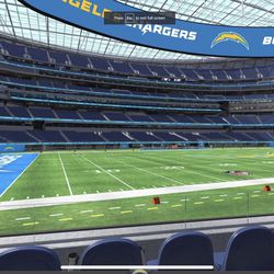 Raiders vs Chargers - Row 5 Section 128 - 2 Tickets