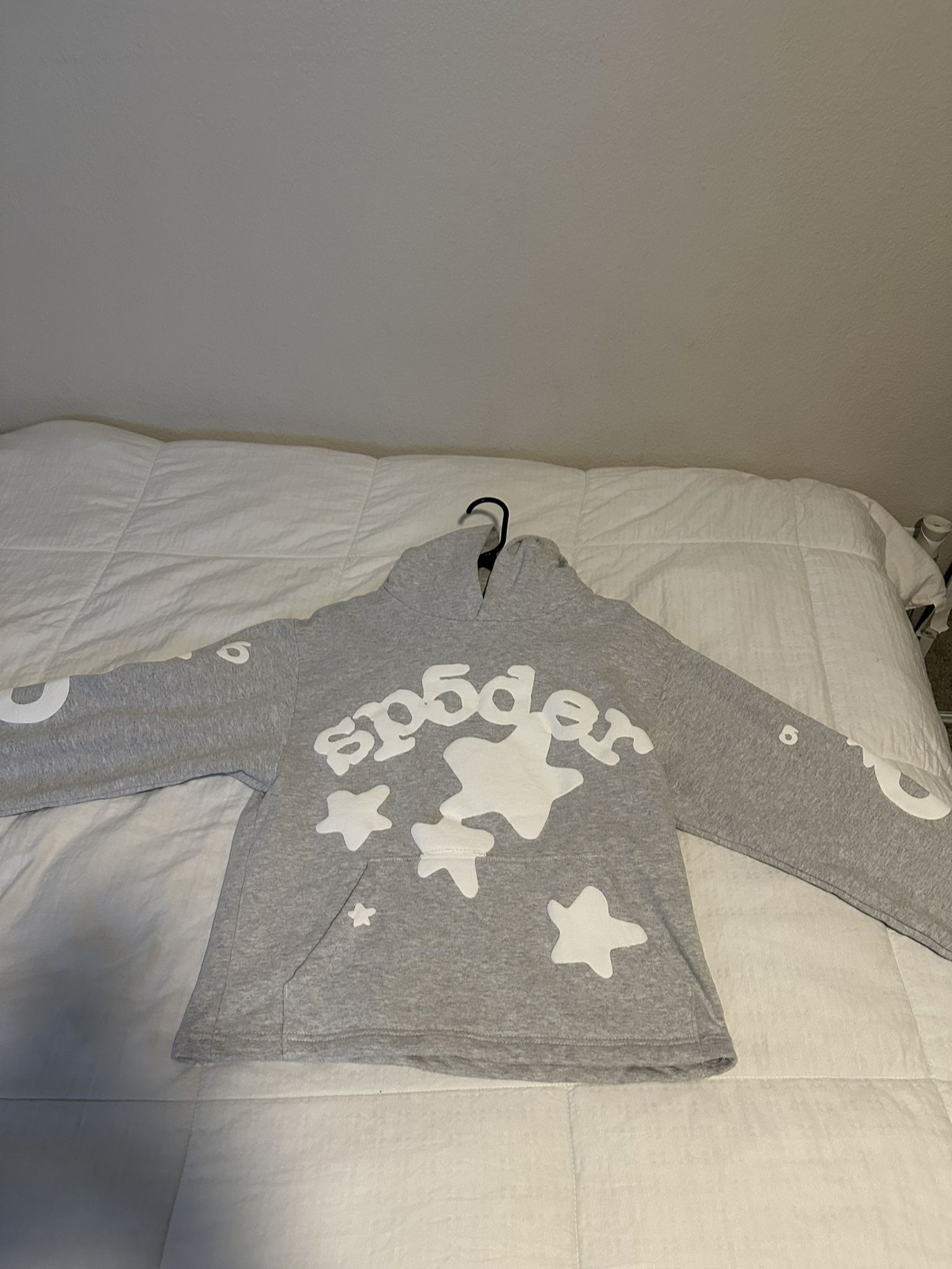 Grey Bulgur spider hoodie 