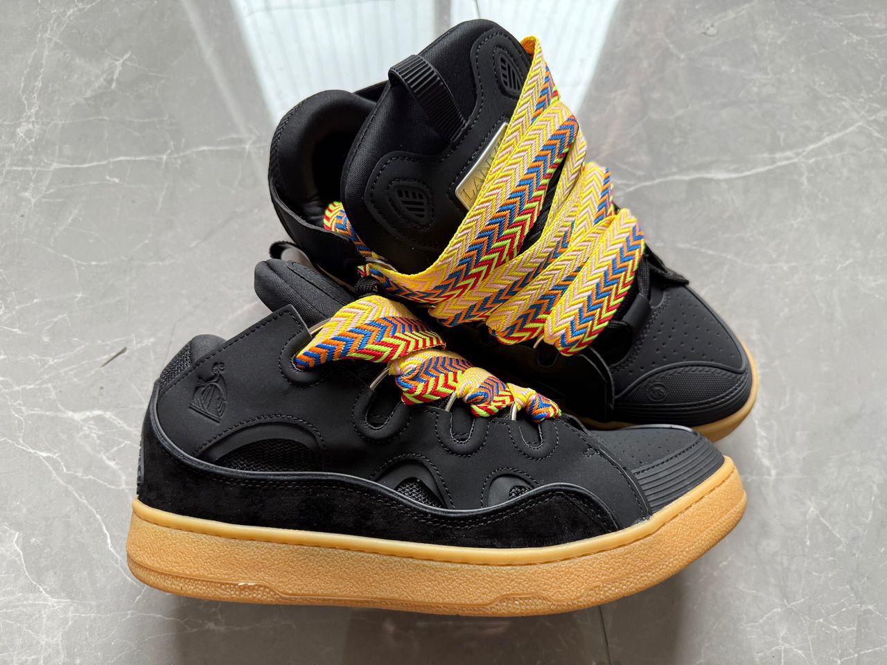 Lanvin Curb Sneakers 'Black Gum' 2024 size44