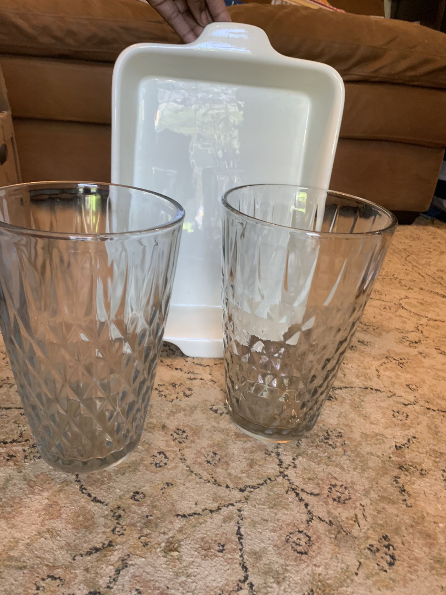 $30 decorative heavyweight Vases / glass / flower Dish
