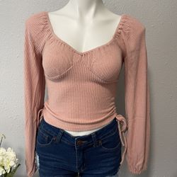 Pink Long Sleeve $12 (Small Medium Large)