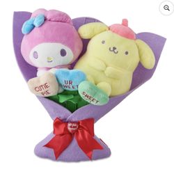 Sanrio Sweethearts Plush Bouquet with My Melody and Pompompurin