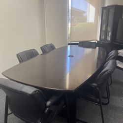 Bush Business Conference Table w/ 6 Chairs