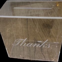 Clear Card Gift Card Box 