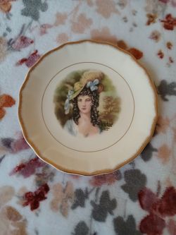 The Dutch Artist/Thomas Gainsborough and by Jan Peter's Porcelain hand painted plate