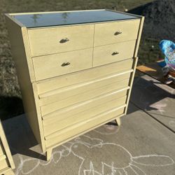 Raymond Lowery Designed Mengel Permanized Dresser Set Vintage All Original