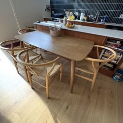 Mid Century Dining Table and Chairs