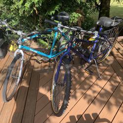 Men’s And Women’s 26” Bikes. 