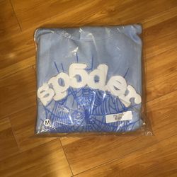 Sky Blue Sp5der Hoodie