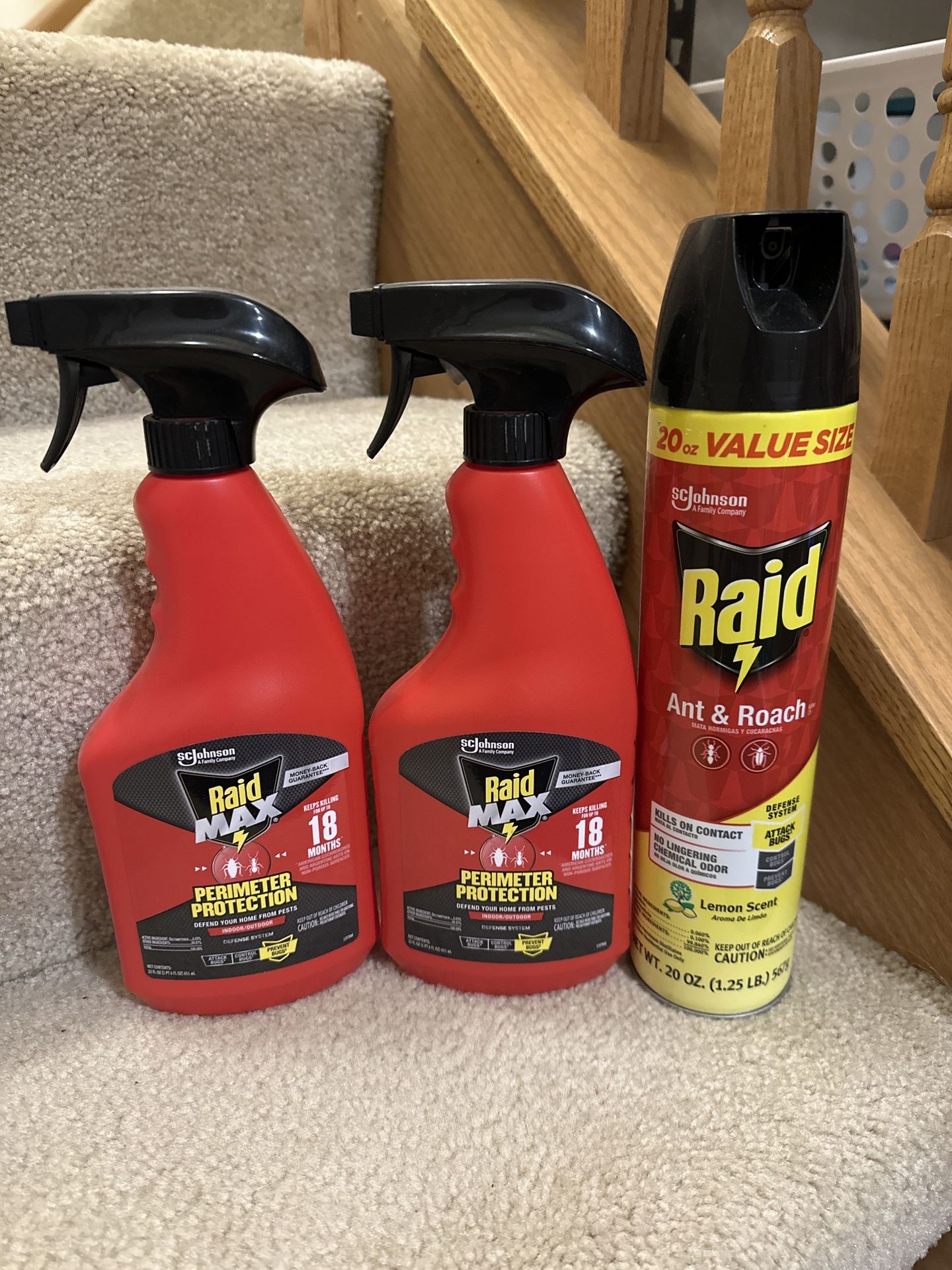 Raid Max new $4/item Perimeter Protection and Ant & Roach Spray