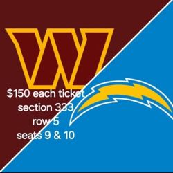 Chargers Tickets 