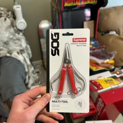 Supreme SOG Snippet Multi-Tool Red