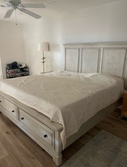 King Size Bed Frame and Mattress