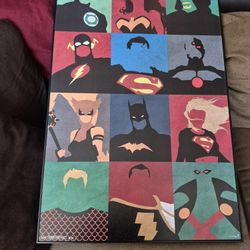 DC Super Heros  Wall Decor