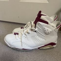 VNDS JORDAN 6 MAROON SIZE 14