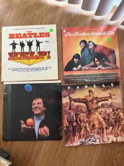 Assortment of vinyl records