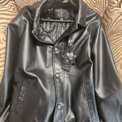 Men's XXL Black Leather Jacket