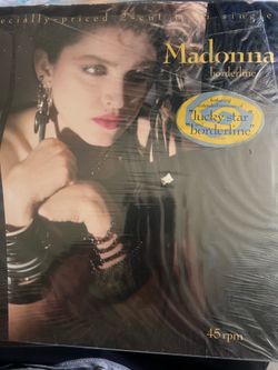LP Madonna  Side A.borderline  side B.Lucky star