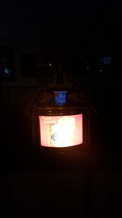 Old style rotating light sign