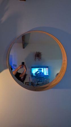 IKEA circle mirror