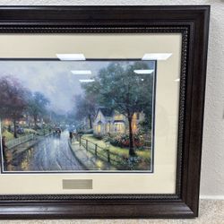 Wall Art: Kinkade: "Hometown Memories"
