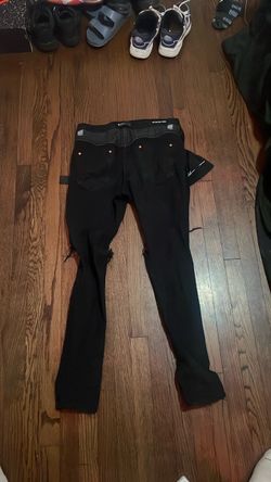 Purple jeans