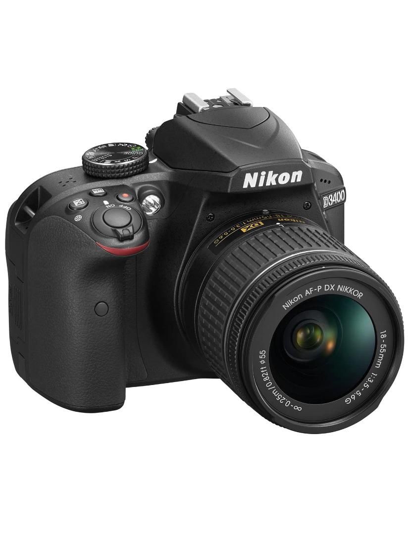 Nikon D3400 w/ AF-P DX NIKKOR 18-55mm f/3.5-5.6G VR (Black)