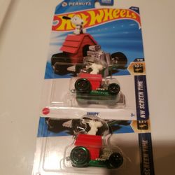 Snoopy Hot Wheels 🔥 2 Dollars Each..